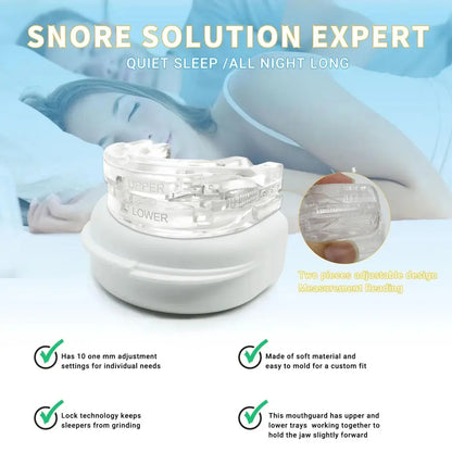 Adjustable Anti-Snoring Mouthguard for Restful Sleep